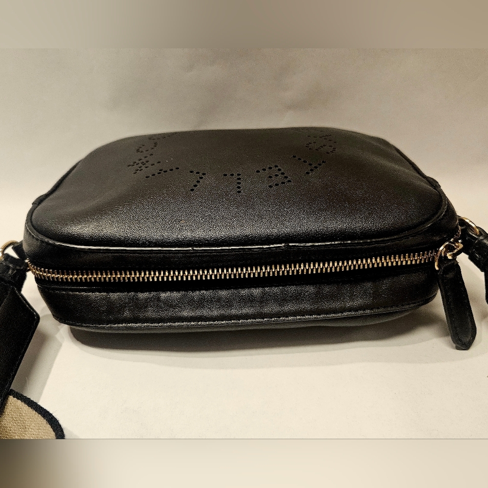 Stella McCartney Logo Camera Crossbody Bag Black Purse REPAIRED - Picture 6 of 11